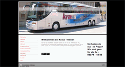 Desktop Screenshot of kraus-reisen.de