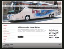 Tablet Screenshot of kraus-reisen.de